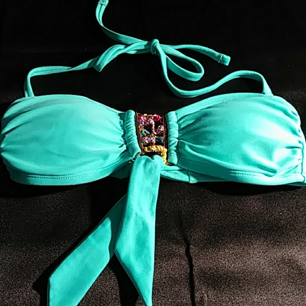 Xhilaration Bathing Suit Top Green S